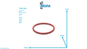 TORIC SEAL - 700429032000 suitable for MTU engines
