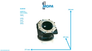 ELBOW - 04079259 suitable for MWM & Deutz engines ELBOW - 04079259 suitable for MWM & Deutz engines