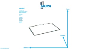 GASKET - 3827400 suitable for Volvo/Volvo Penta engines