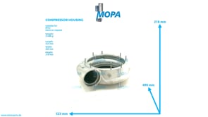 VERDICHTERGEHAEUSE - 5120200101 passend für MTU Motoren