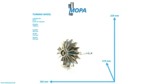 TURBINENRAD - 5120802521 passend für MTU Motoren