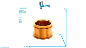 PLUG-IN PIPE - 51981820179 suitable for MAN D-engines