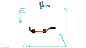FUEL LINE - 5840703435 suitable for MTU engines FUEL LINE - 5840703435 suitable for MTU engines