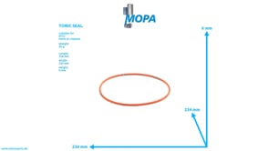 TORIC SEAL - 700429230001 suitable for MTU engines