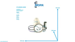 CYLINDER LINER - 876567 suitable for Volvo/Volvo Penta engines