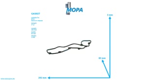 GASKET - 0001883380 suitable for MTU engines GASKET - 0001883380 suitable for MTU engines