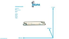 COOLER PLATE - 0002031746 suitable for MTU engines