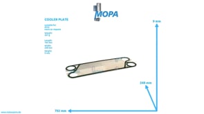 KUEHLERPLATTE - 0002036946 passend für MTU Motoren KUEHLERPLATTE - 0002036946 passend für MTU Motoren