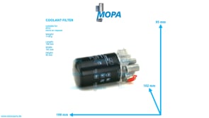COOLANT FILTER - 0002043797 suitable for MTU engines COOLANT FILTER - 0002043797 suitable for MTU engines