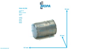 SPIN-ON FUEL FILTER - 0010920301 suitable for MTU engines