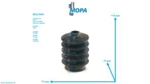 BELLOWS - 0010949482 suitable for MTU engines