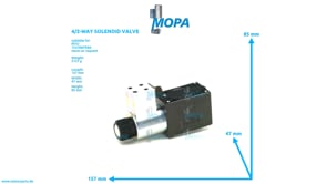 4/2-WAY SOLENOID VALVE - 0025402897 suitable for MTU engines 4/2-WAY SOLENOID VALVE - 0025402897 suitable for MTU engines