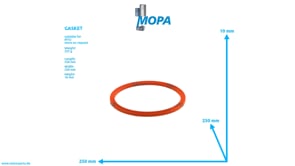 DICHTUNG - 0029971248 passend für MTU Motoren