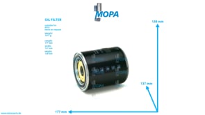 OELFILTER - 0031845201 passend für MTU Motoren OELFILTER - 0031845201 passend für MTU Motoren