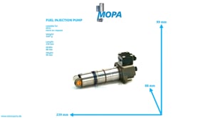 FUEL INJECTION PUMP - 0050709601 suitable for MTU engines FUEL INJECTION PUMP - 0050709601 suitable for MTU engines
