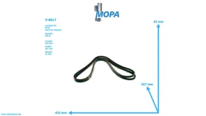 V-BELT - 0059974192 suitable for MTU engines