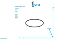 OIL CONTROL RING - 0090378218 suitable for MTU engines OIL CONTROL RING - 0090378218 suitable for MTU engines