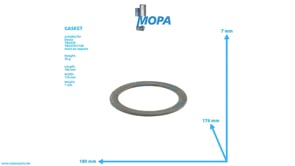 GASKET - 01157947 suitable for Deutz engines