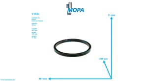 V-SEAL - 01160564 suitable for Deutz engines