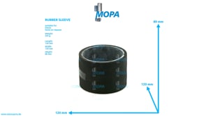RUBBER SLEEVE - 01161902 suitable for Deutz engines