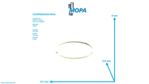 COMPRESSION RING - 01171338 suitable for MWM & Deutz engines