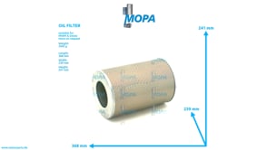 OIL FILTER - 01173223 suitable for MWM & Deutz engines