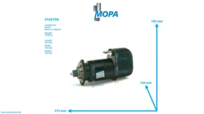 ANLASSER - 01174645 passend für Deutz Motoren