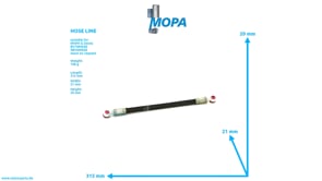 HOSE LINE - 01180551 suitable for MWM & Deutz engines