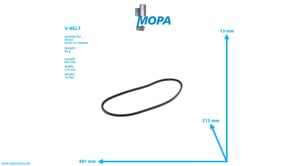 V-BELT - 01180846 suitable for Deutz engines