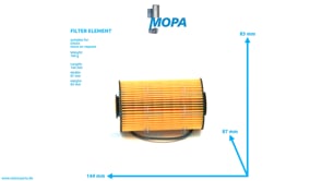 FILTER ELEMENT - 01181061 suitable for Deutz engines FILTER ELEMENT - 01181061 suitable for Deutz engines
