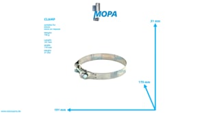CLAMP - 01181603 suitable for Deutz engines