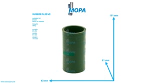 RUBBER SLEEVE - 01182636 suitable for Deutz engines