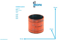 RUBBER SLEEVE - 01183174 suitable for Deutz engines