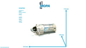 ANLASSER - 01183712 passend für Deutz Motoren