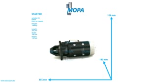ANLASSER - 01183720 passend für Deutz Motoren