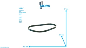V-BELT - 01183898 suitable for Deutz engines