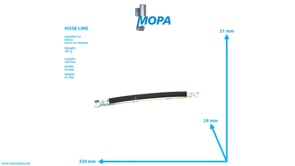 HOSE LINE - 01183988 suitable for Deutz engines