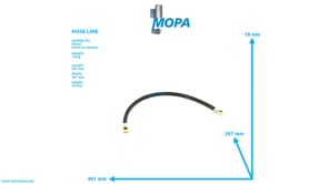 HOSE LINE - 01266170 suitable for Deutz engines