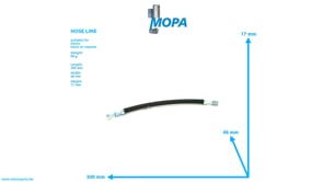 HOSE LINE - 01266238 suitable for Deutz engines