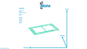 GASKET - 01340138 suitable for Deutz engines