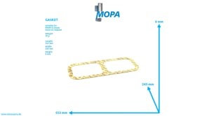 GASKET - 02000412 suitable for MWM & Deutz engines