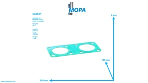 GASKET - 02027995 suitable for MWM & Deutz engines