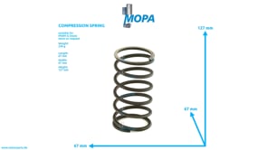 DRUCKFEDER - 02123212 passend für MWM & Deutz Motoren