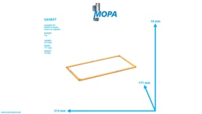 GASKET - 02123269 suitable for MWM & Deutz engines