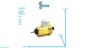 SOLENOID - 02127648 suitable for MWM & Deutz engines