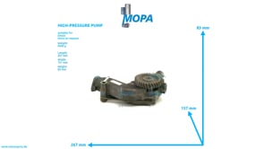 HIGH-PRESSURE PUMP - 02144037 suitable for Deutz engines