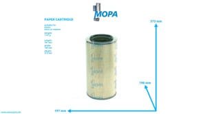 PAPER CARTRIDGE - 02165049 suitable for Deutz engines