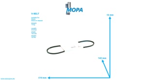 V-BELT - 02235181 suitable for Deutz engines