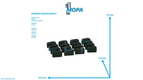 RUBBER PAD/ELEMENT - 02246085 suitable for Deutz engines