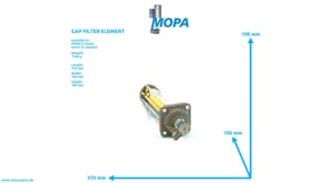 GAP FILTER ELEMENT - 02929607 suitable for MWM & Deutz engines GAP FILTER ELEMENT - 02929607 suitable for MWM & Deutz engines